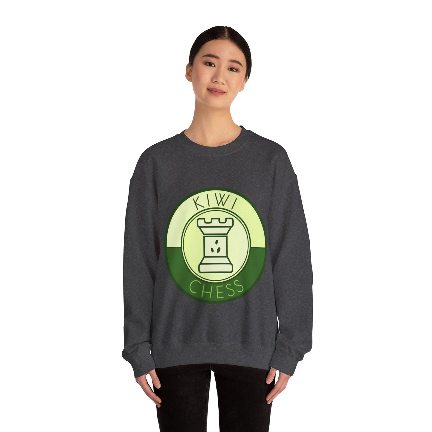 Kiwi Chess Unisex Heavy Blend™ Crewneck Sweatshirt