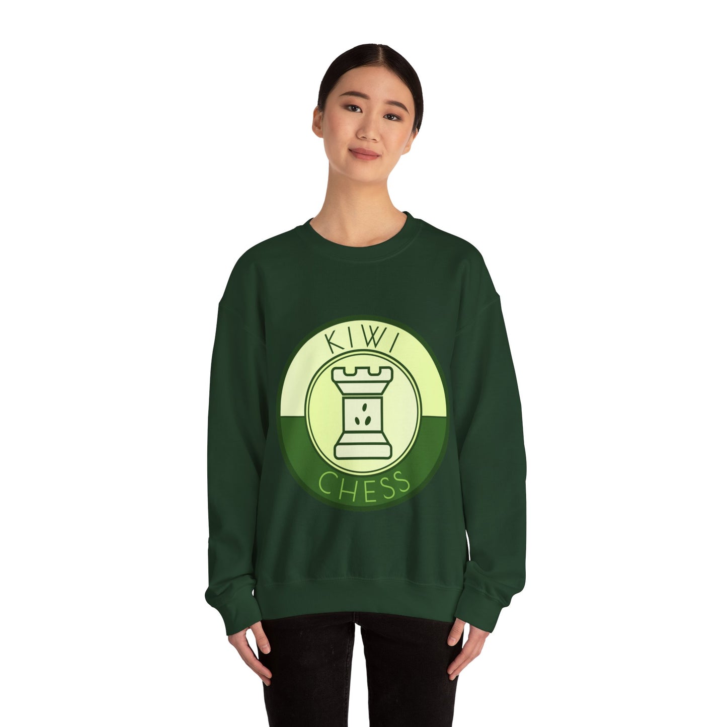 Kiwi Chess Unisex Heavy Blend™ Crewneck Sweatshirt