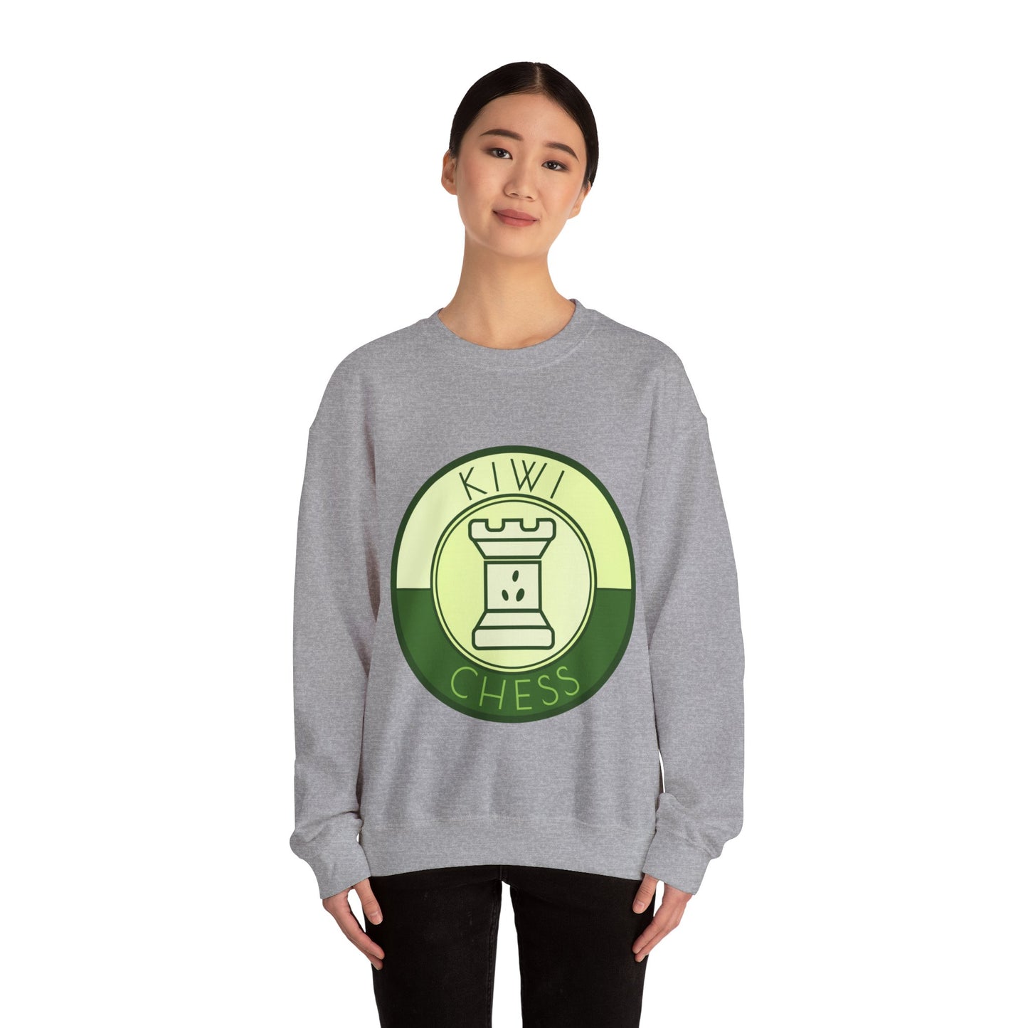 Kiwi Chess Unisex Heavy Blend™ Crewneck Sweatshirt