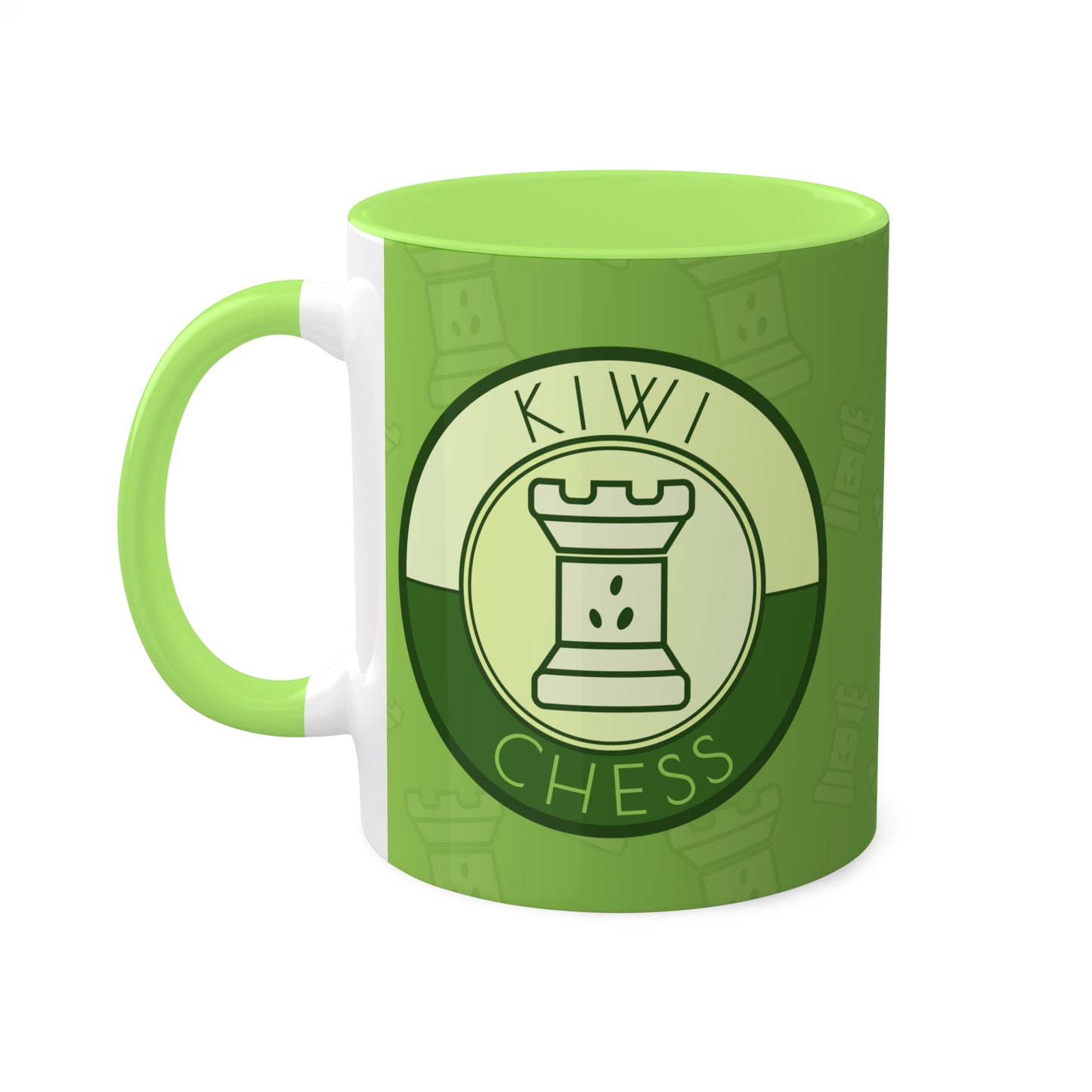 Kiwi Chess Mug, 11oz